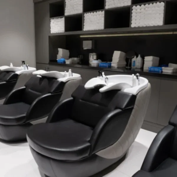 Hair Wash and Preparation Area at Smile Hair Clinic